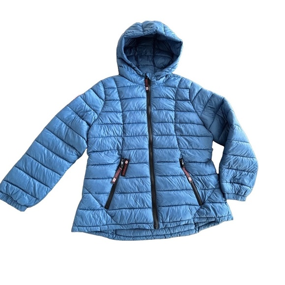 NWOT Canada Weather Gear blue packable quilted jacket size XL - Picture 3 of 14